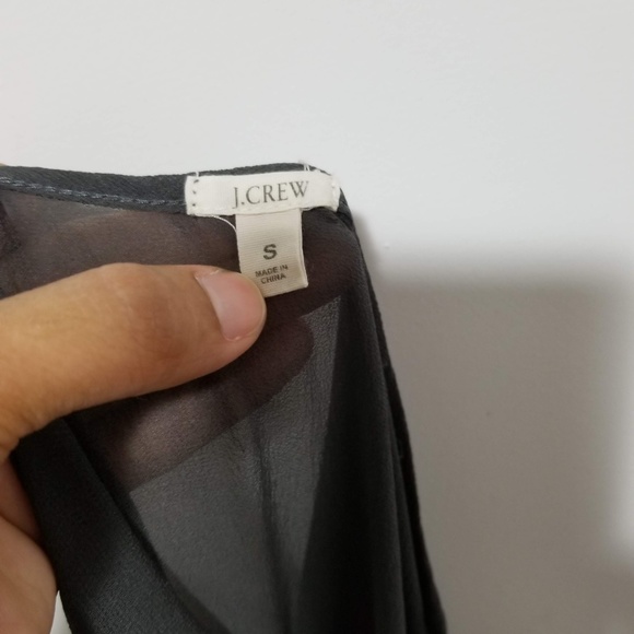 J Crew dark gray top - Picture 4 of 5